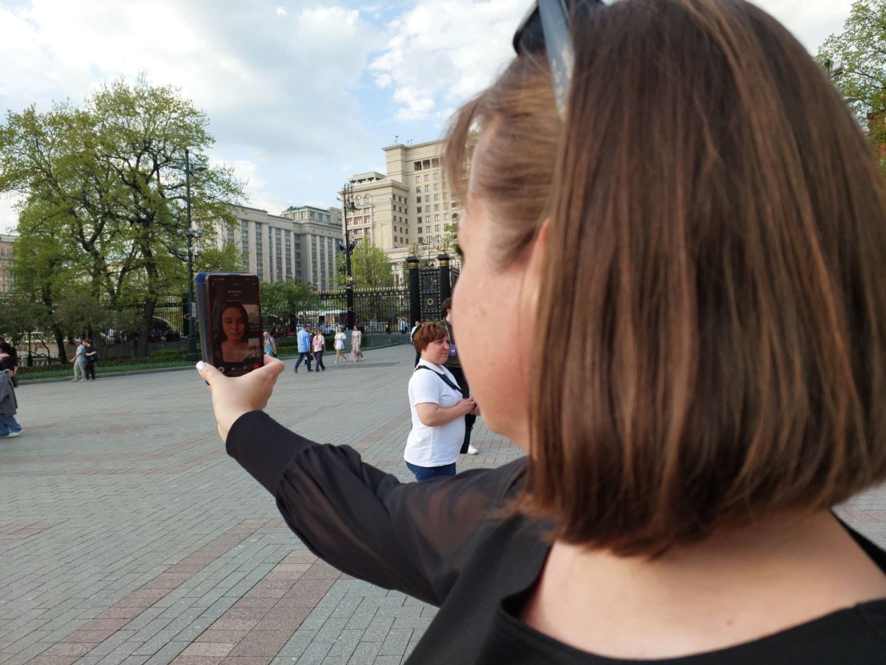 Встреча в Александровском саду.